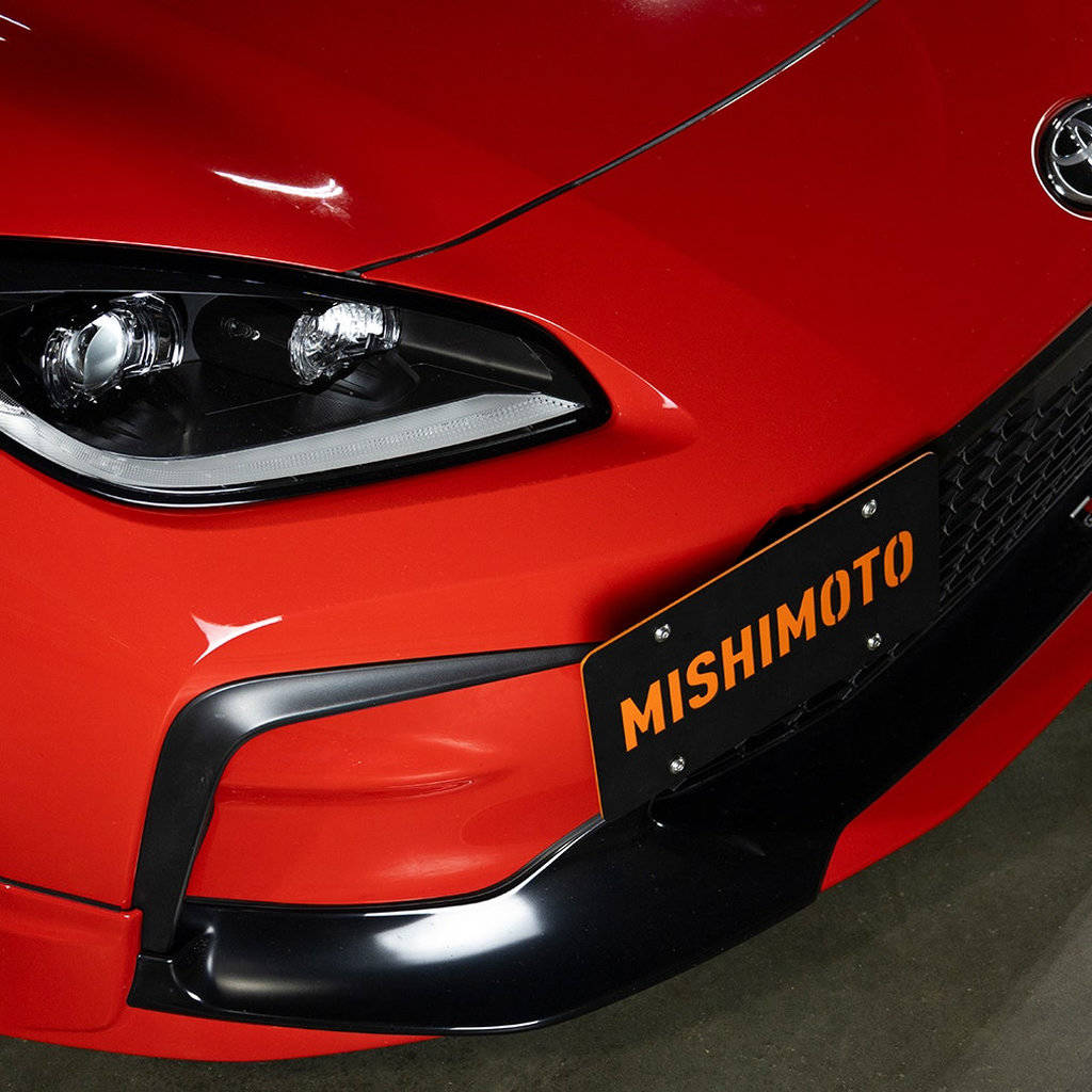 MISHIMOTO MMLP-BRZ-22 Кронштейн для перенесення номерного знака для SUBARU BRZ/ TOYOTA GR86 2022 Photo-4