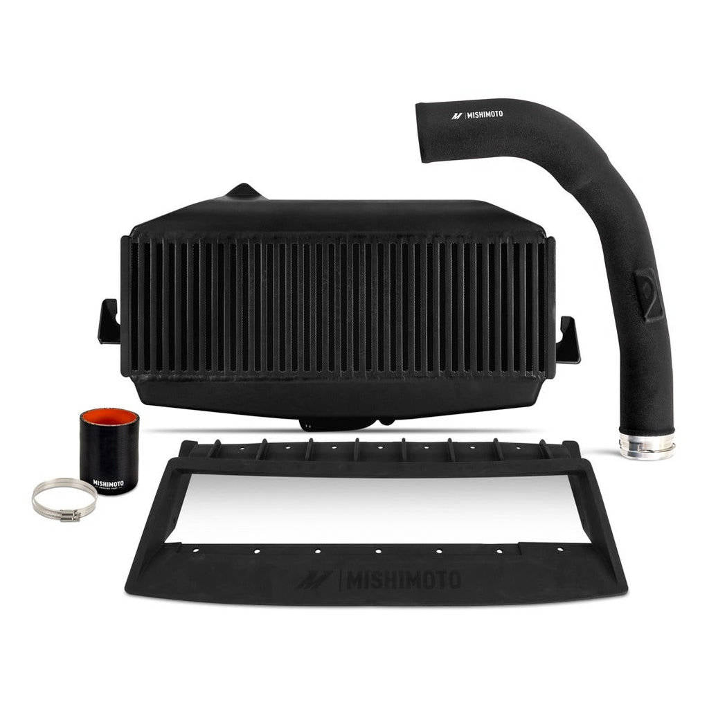 MISHIMOTO MMTMIC-WRX-22KBKBK Комплект верхньої опори інтеркулера, чорне ядро, чорні труби для SUBARU WRX 2022 Photo-0