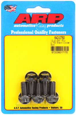 ARP 642-0750 3/8-16 x 0.750 Болти 12pt чорно-оксидні Photo-0