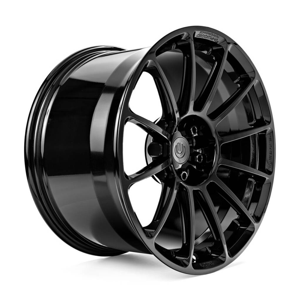 UNPLUGGED PERFORMANCE UP-UP03-DBL-001 Кований колісний диск UP-03, 19x11+31 - 5x120 / 5x114.3 подвійне свердління, чорний глянець для TESLA Model S 2021 Photo-2
