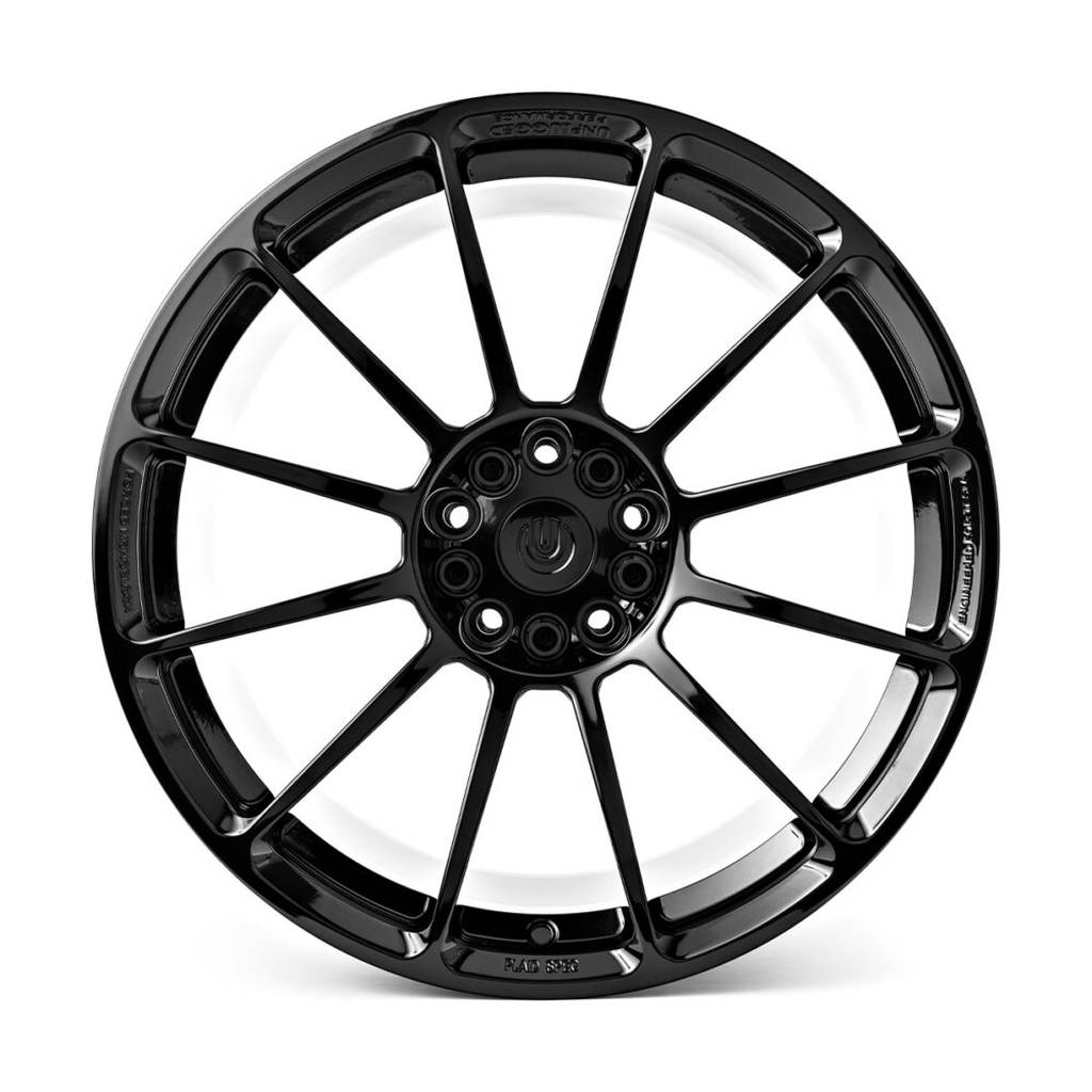 UNPLUGGED PERFORMANCE UP-UP03-DBL-002 Кований колісний диск UP-03, 19x11+31 - 5x120 / 5x114.3 подвійне свердління, чорний матовий для TESLA Model S 2021 Photo-3
