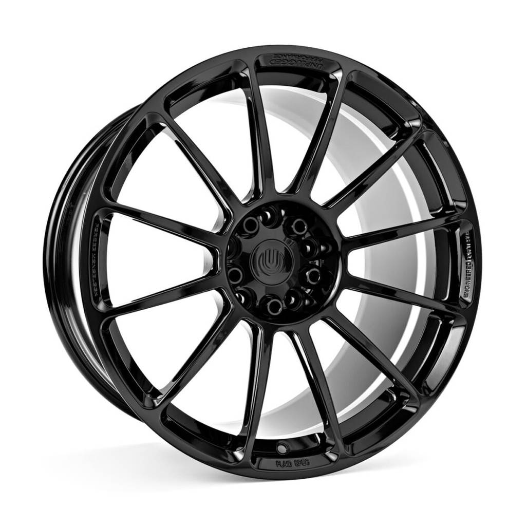 UNPLUGGED PERFORMANCE UP-UP03-DBL-003 Кований колісний диск UP-03, 19x11+31 - 5x120 / 5x114.3 подвійне свердління, титановий матовий для TESLA Model S 2021 Photo-4