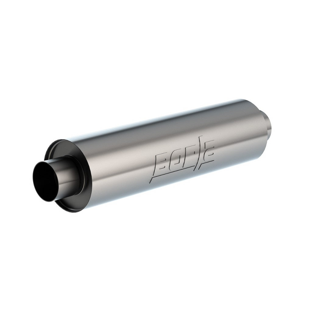 BORLA 401624 Універсальний глушник: 6.75 X 24.00" LG. X 3.53 I.D, OAL 29.00" з насадками для з'єднання, без вирізів Photo-0