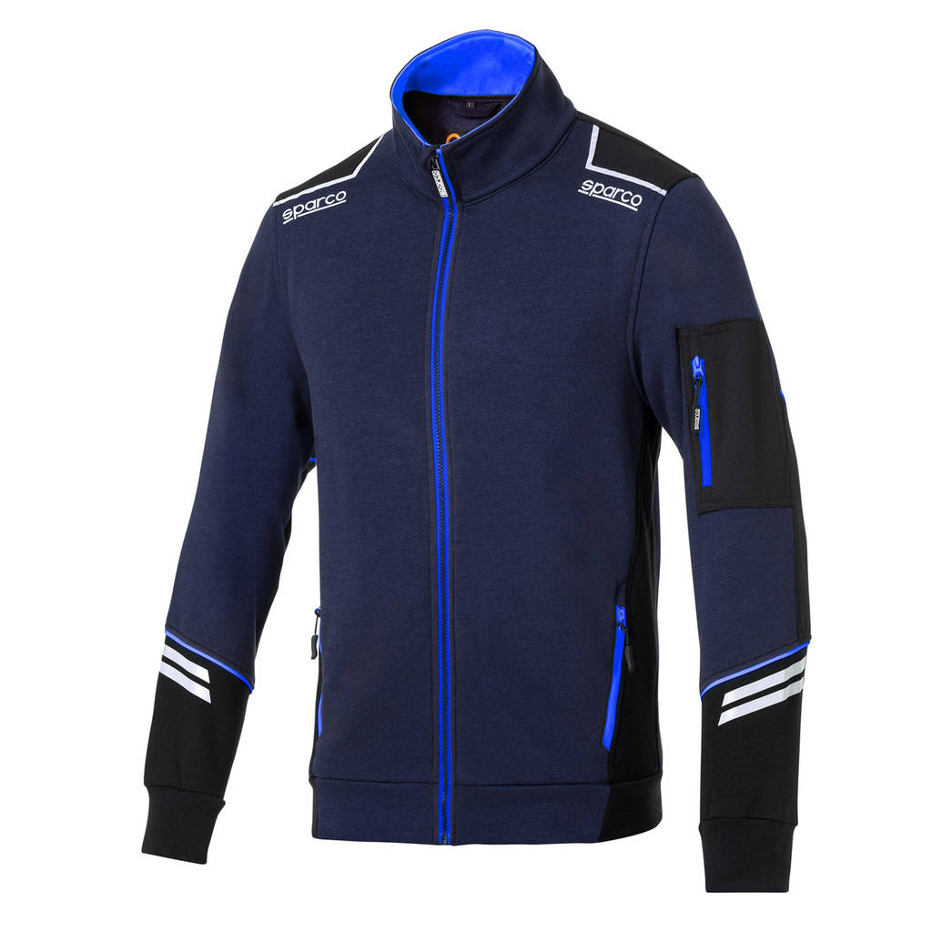 SPARCO 02429BMAZ4XL Кофта механіка на блискавці TW Синій/Блакитний XL Photo-0