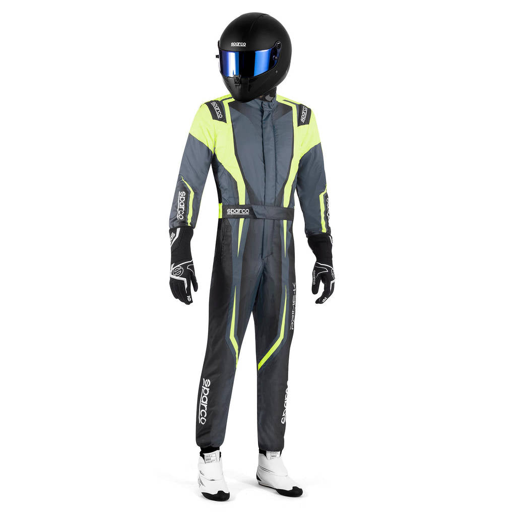 SPARCO 00231048NRGF Костюм для картингу PRIME K 8877-2022 Чорний/Жовтий 48 Photo-0