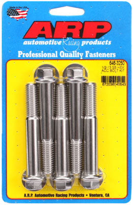 ARP 646-3250 1/2-13 x 3.250 Болти із шестигранною головкою з нержавіючої сталі Photo-0