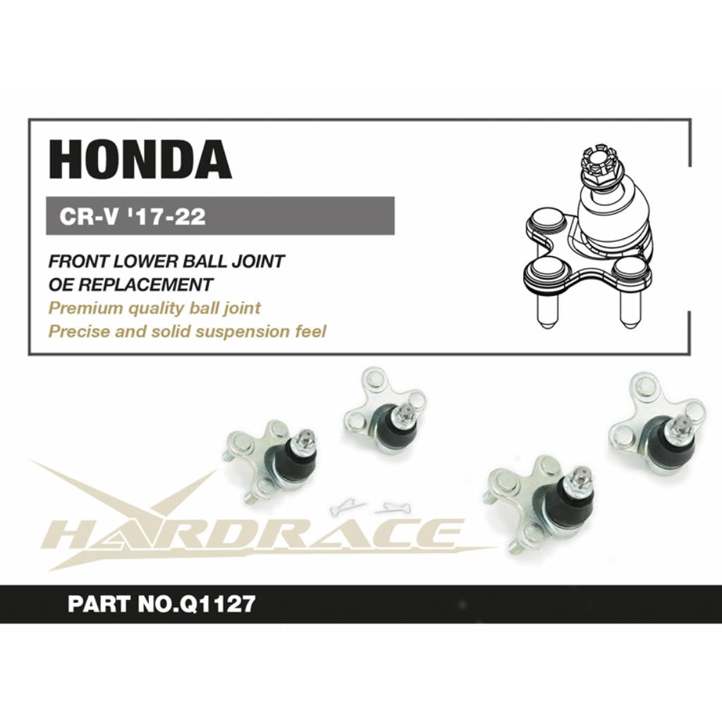 HARDRACE Q1127 Передній нижній сферичний шарнір - 2 шт OE Заміна для HONDA CR-V 5th '17-23 Photo-1