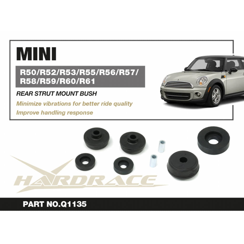 HARDRACE Q1135 Втулки кріплення задньої стійки - 6 шт для MINI R50 / R52 / R53 / R55 / R56 / R57 / R58 / R59 / R60 / R61 Photo-1