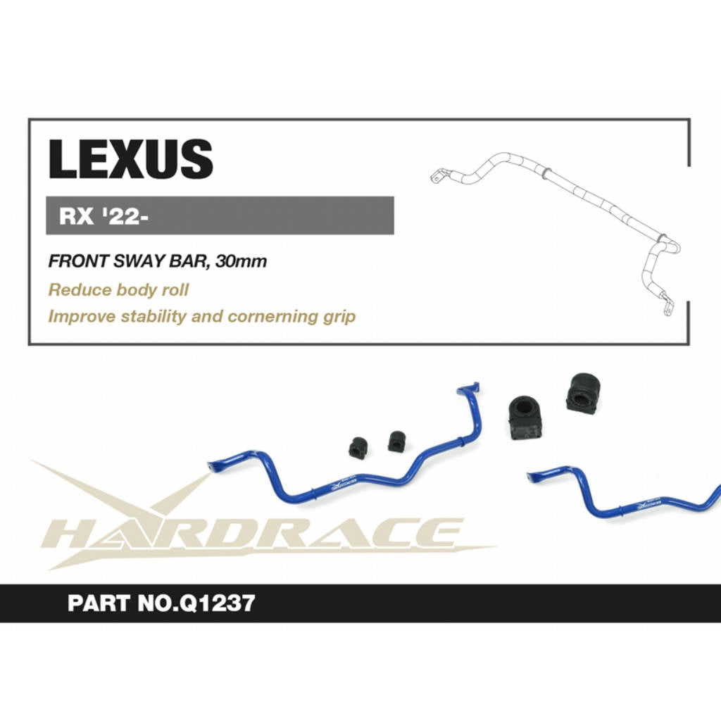 HARDRACE Q1237 Передній стабілізатор, 30mm - 3 шт для LEXUS RX '22- Photo-4