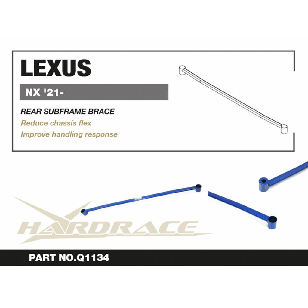 HARDRACE Q1134 Кронштейн заднього підрамника - 1 шт для LEXUS NX '21- Photo-1