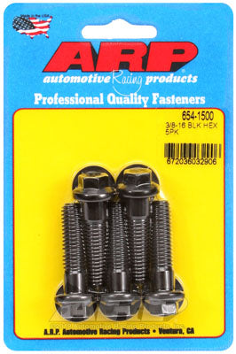 ARP 654-1500 3/8-16 x 1.500 hex 7/16 Болти Wrenching чорно-оксидні Photo-0