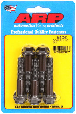 ARP 654-2000 3/8-16 x 2.000 hex 7/16 Болти Wrenching чорно-оксидні Photo-0