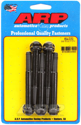 ARP 654-3250 3/8-16 x 3.250 hex 7/16 Болти Wrenching чорно-оксидні Photo-0