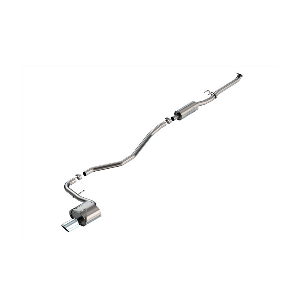 BORLA 140941 Вихлопна система Cat-Back S-Type 2.25" S RD RL AC R Наконечник 4.50" RD X 10.00" Яскравий хром для HONDA Civic Sport 2024 Photo-0