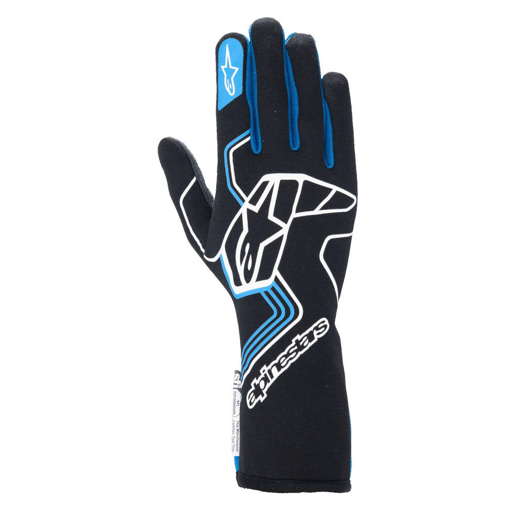 ALPINESTARS 3552024_17_XL Рукавички Tech-1 race v4 FIA/SFI - Чорний / Синій, Розмір XL Photo-0