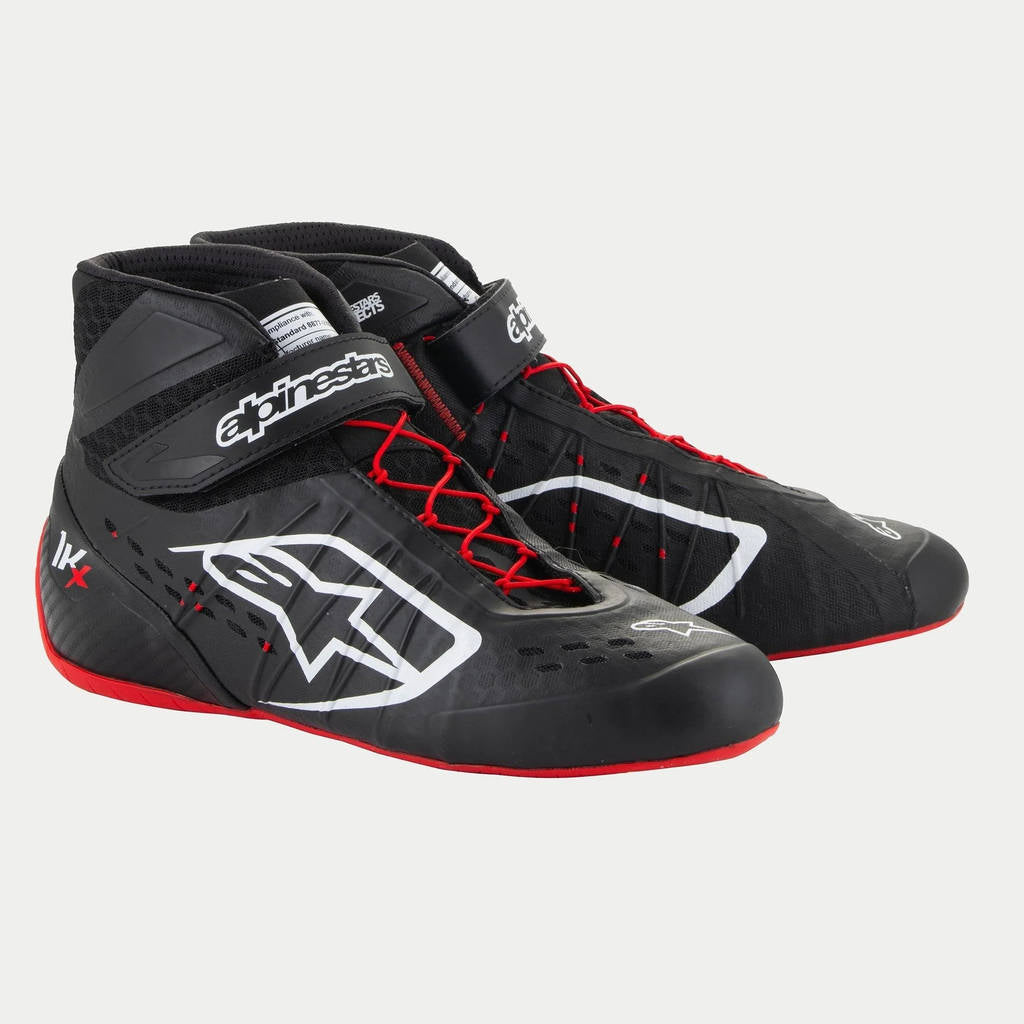 ALPINESTARS 2712124_123_6 Черевики для картингу TECH-1 KX V3 FIA 8877-2022 - Чорний / Білий / Червоний, Розмір 6 Photo-0