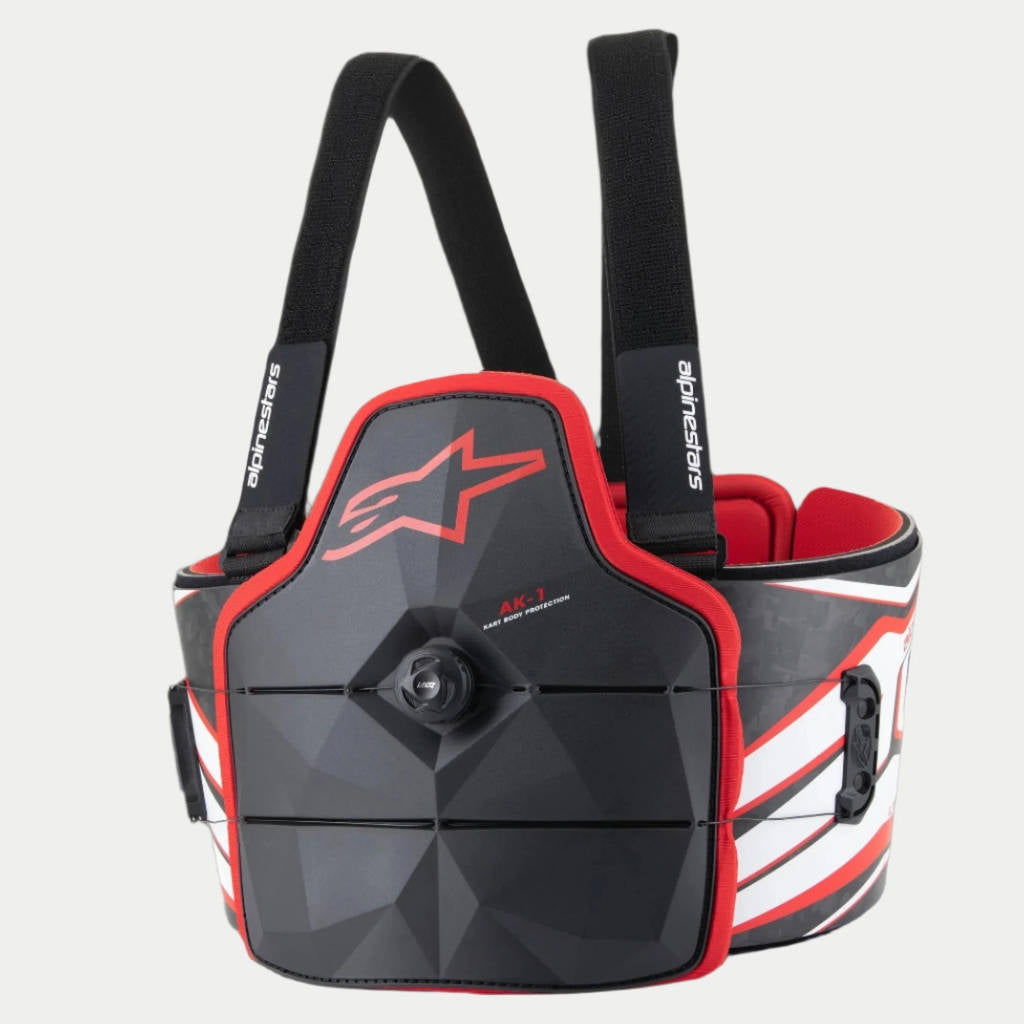 ALPINESTARS 6531024_123_S/M Захист тіла для картингу AK-1 Чорний / Білий / Червоний, Розмір S/M Photo-0