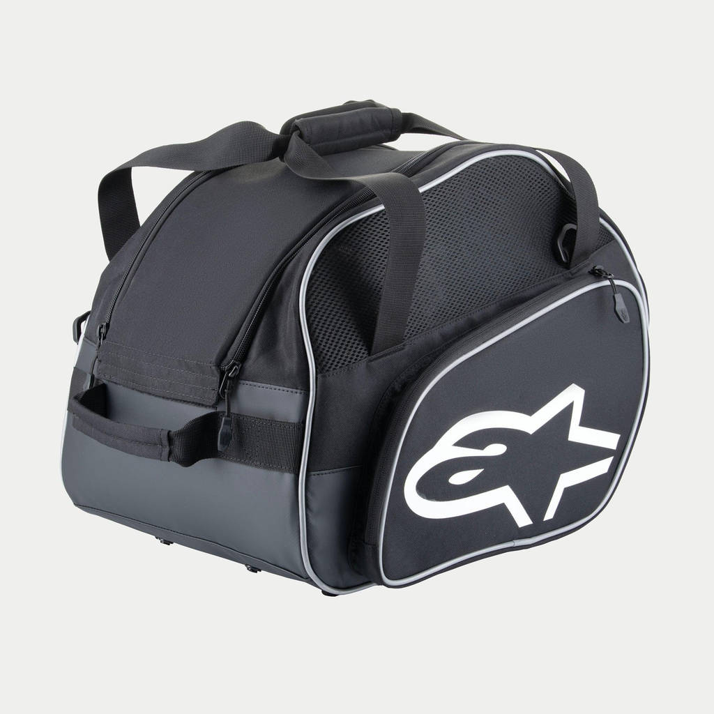 ALPINESTARS 6150224_12_OS Сумка для шолома FLOW V3 Чорний / Білий, Один розмір Photo-0