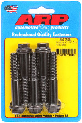 ARP 655-2500 7/16-14 X 2.500 hex 1/2 Болти Wrenching чорно-оксидні Photo-0