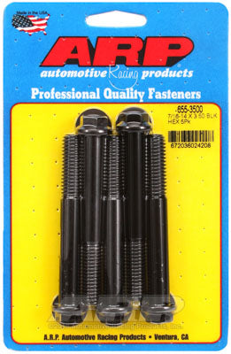 ARP 655-3500 7/16-14 X 3.500 hex 1/2 Болти Wrenching чорно-оксидні Photo-0