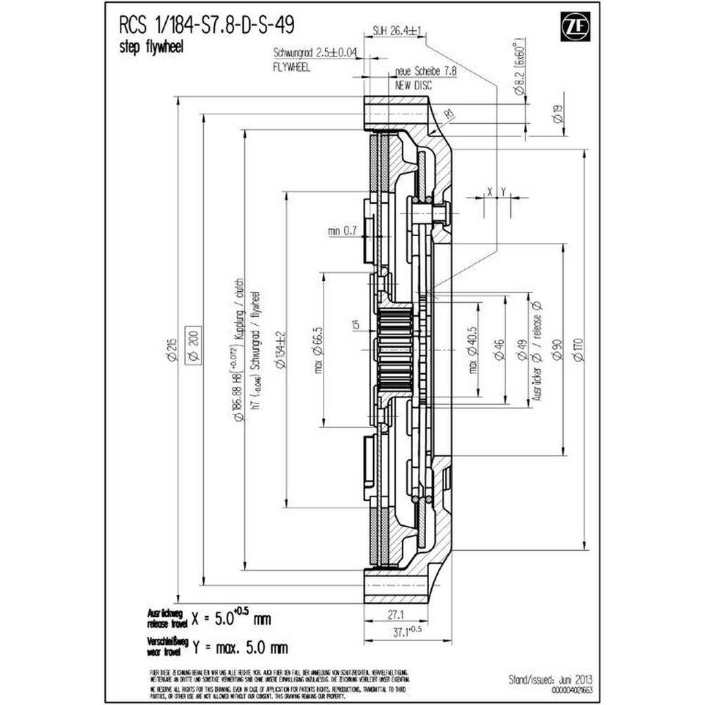 SACHS PERFORMANCE 003072000478 Корпус зчеплення RCS 184 Photo-2
