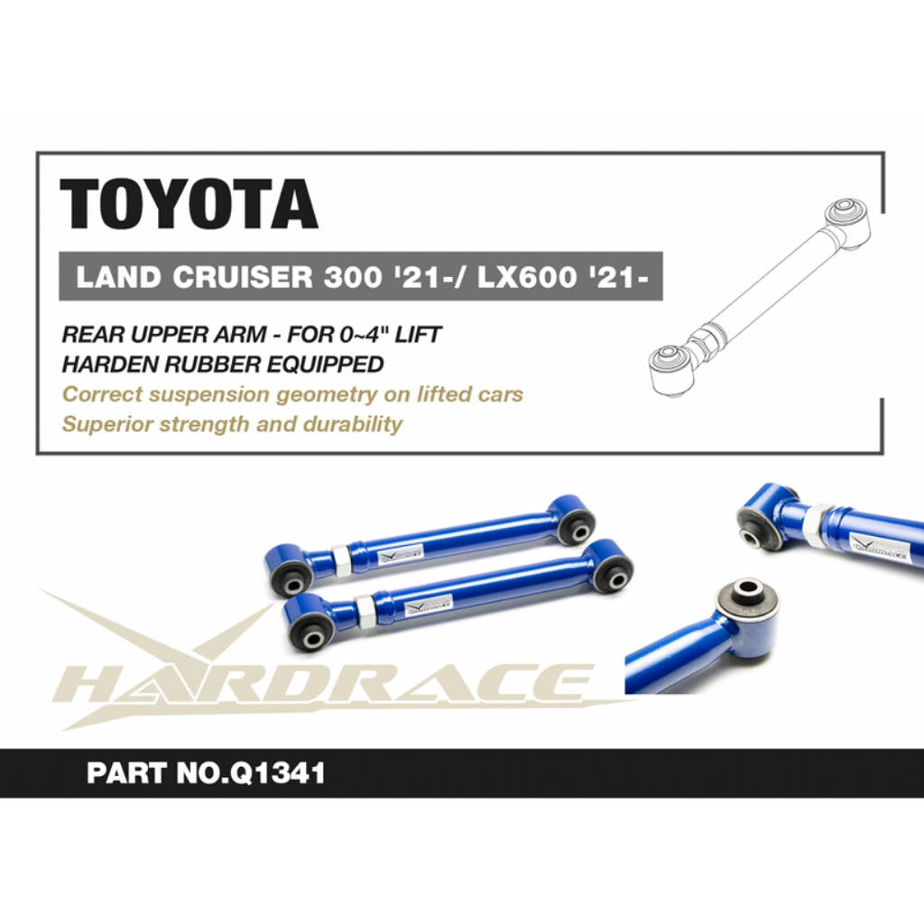 HARDRACE Q1341 Задній верхній важіль для THARDRACE Q1341 Rear Upper Arm for TOYOTA Land Cruiser (J300) / LEXUS LX600 (J310) 2021- Photo-1