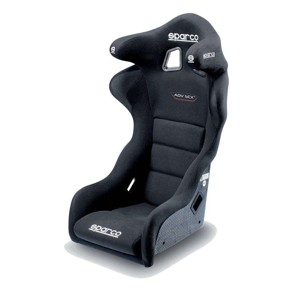 SPARCO 00805ZNR Крісло/сидіння (FIA) ADV-SCX H CARBON (9,3кг, високе), карбон, чорний Photo-0