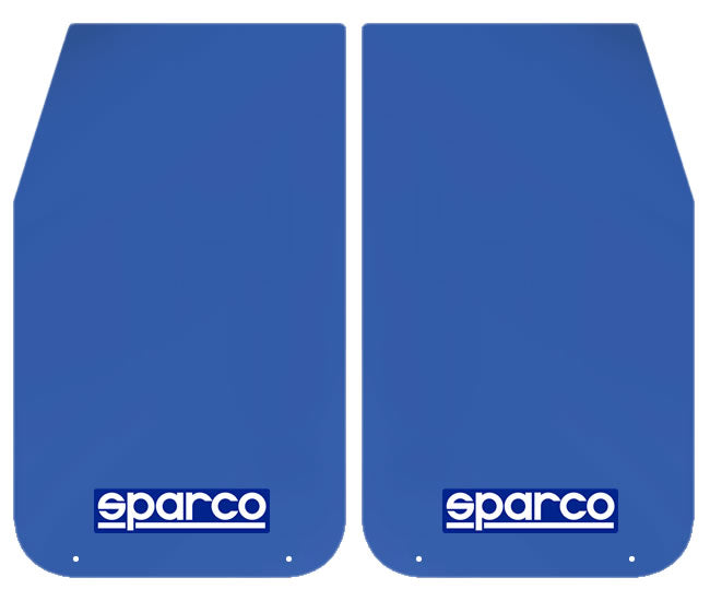 SPARCO 03791AZ Бризковики (2шт), 28x47 см, синій Photo-0