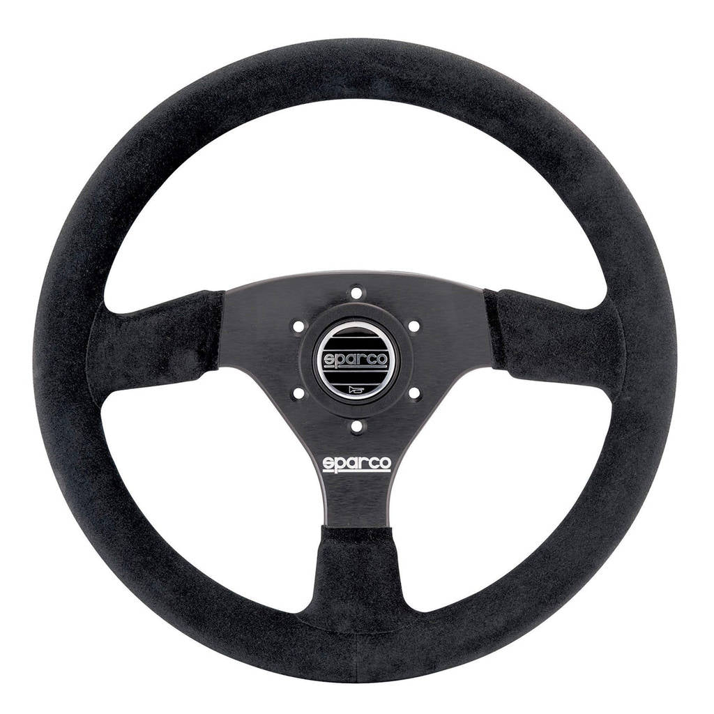SPARCO 015R323PSNR Кермо R323, замша, чорний, діам.330м, виліт 39мм Photo-1