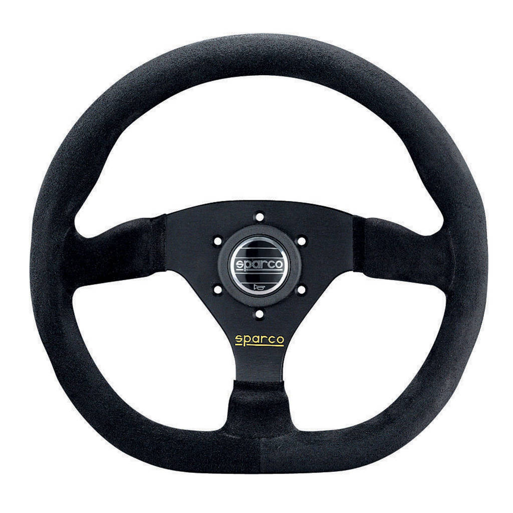 SPARCO 015TRGS1TUV Кермо L360, замша, чорний, діам.330мм, виліт 00мм Photo-0