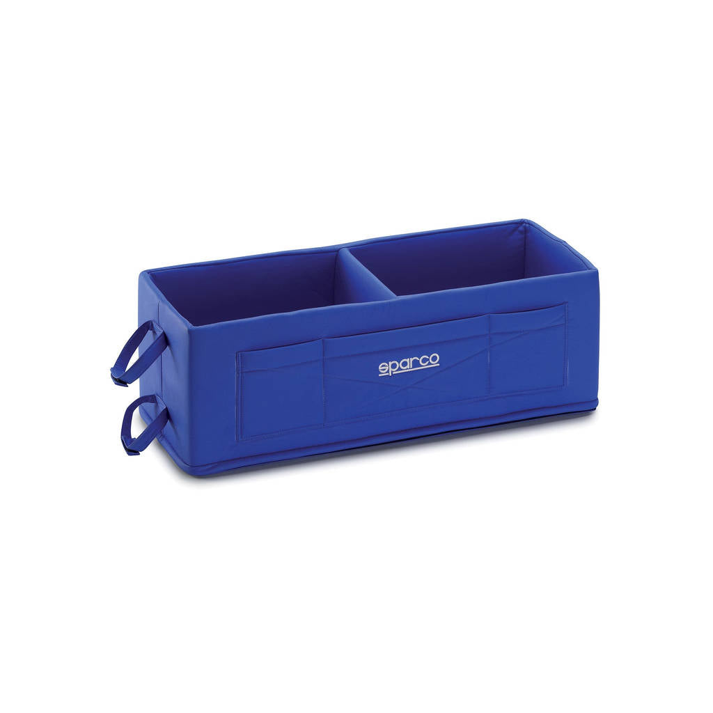 SPARCO 01662A Ящик/органайзер для шоломів з бічними кишенями, синій Photo-0