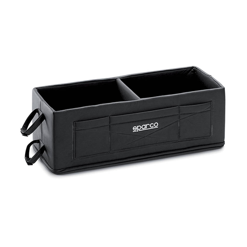 SPARCO 01662N Ящик/органайзер для шоломів з бічними кишенями, чорний Photo-0