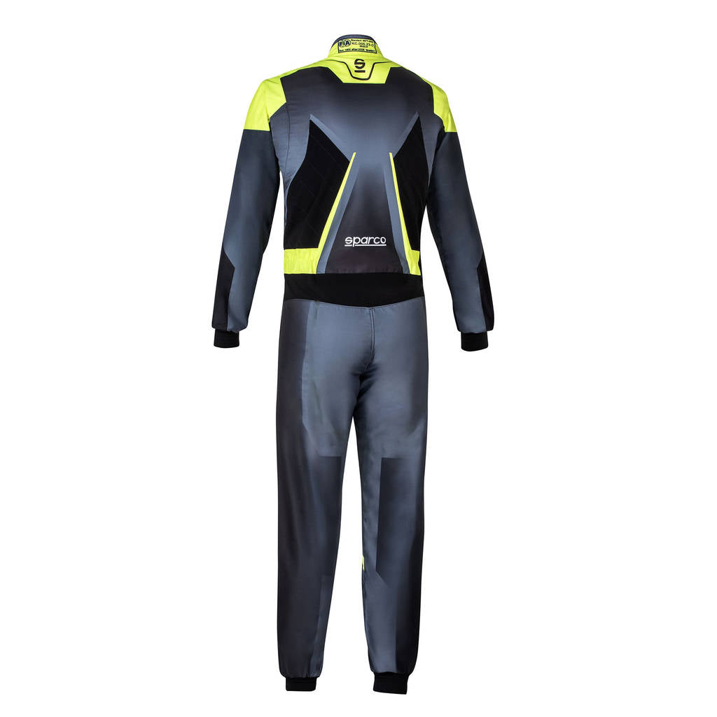 SPARCO 002310120NRGF Костюм для картингу K46 Prime K Чорний/Жовтий флуо 120 Photo-1