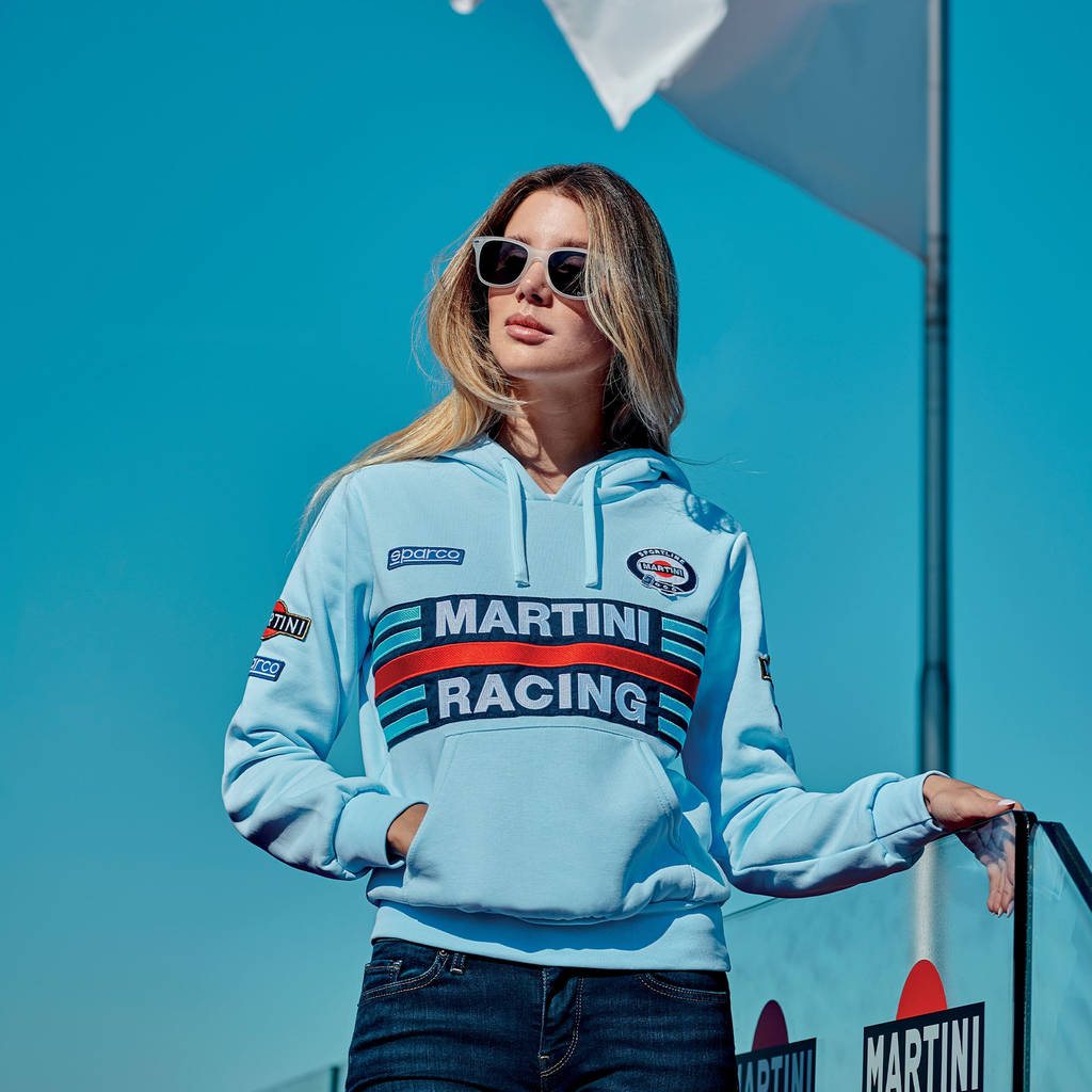 SPARCO 01397MRCE1S Толстовка жіноча Martini-R Небесний S Photo-1