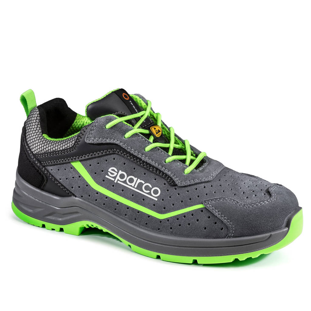 SPARCO 0753840GRVF Черевики Indy Felix S1P ESD Сірий/Зелений флуо 40 Photo-0
