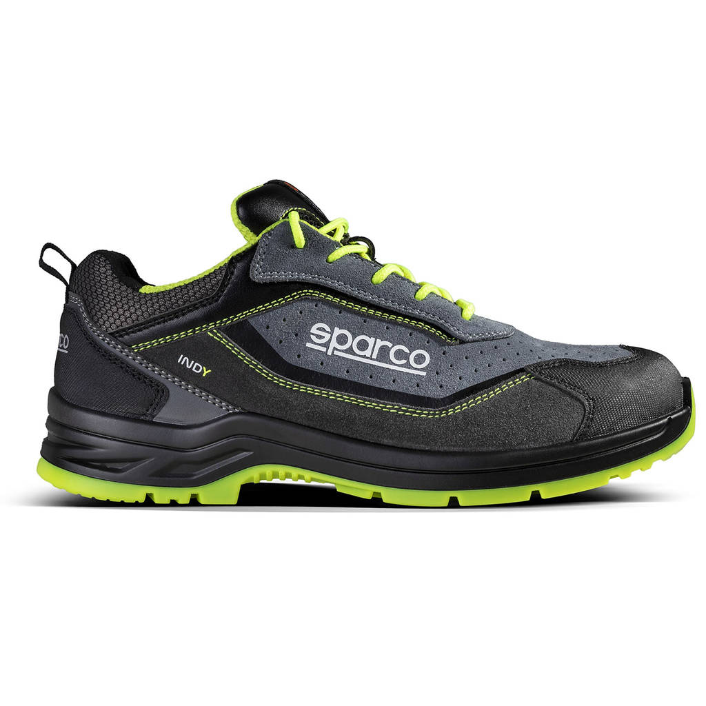 SPARCO 0753846GSGF Черевики Indy Texas S1P ESD Сірий / Жовтий флуо 46 Photo-1