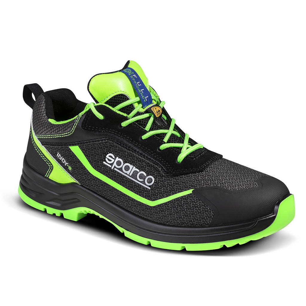 SPARCO 0754035NRVF Черевики Indy-E Forester S3 ESD Чорний/Зелений флуо 35 Photo-0