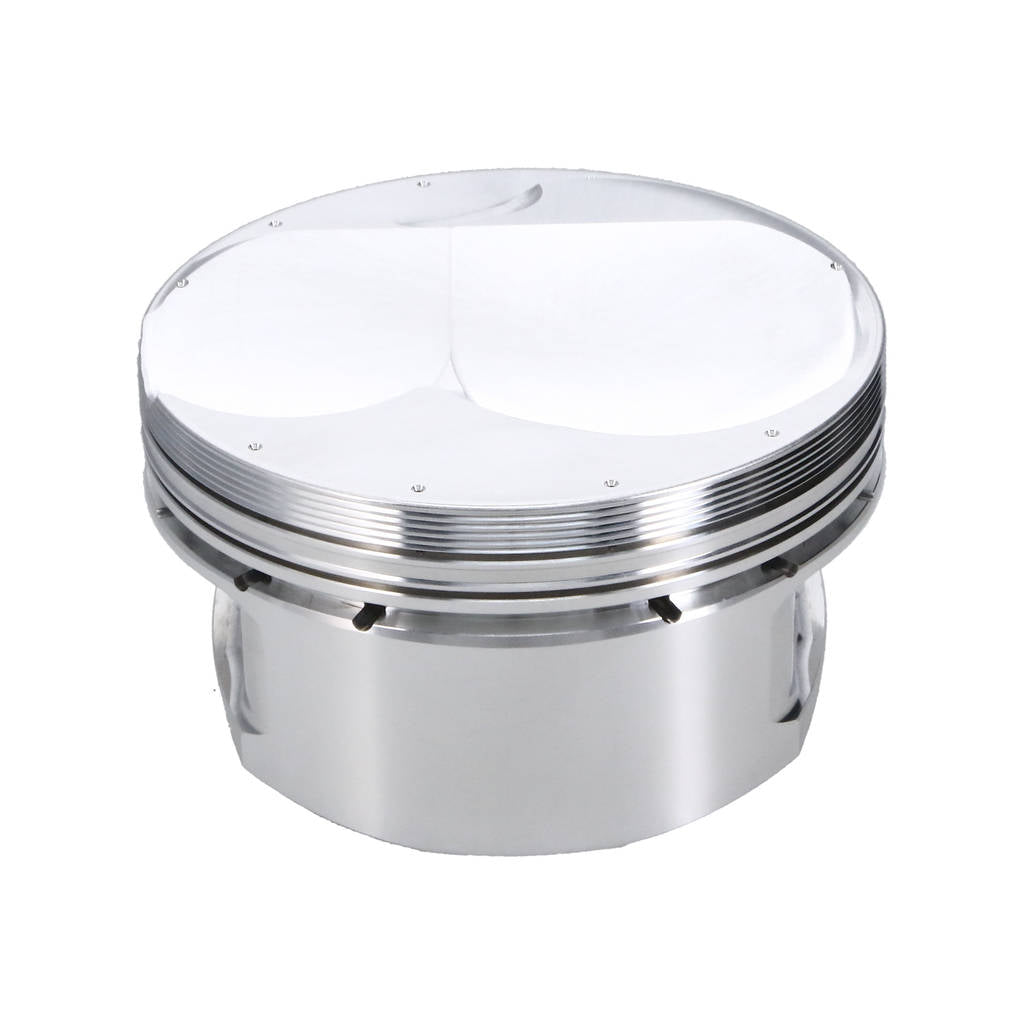 JE 378006L Поршень (діаметр 4.135″, комп. висота 1.250″, -4.50 куб.см) для двигуна CHEVROLET Small Block Photo-0
