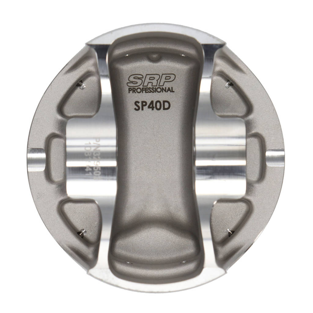 JE 367125 Комплект поршнів SRP Pro 2618 (діаметр 4.135″, комп. висота 1.000″, -16.00 куб.см) для двигуна CHEVROLET Small Block Photo-2