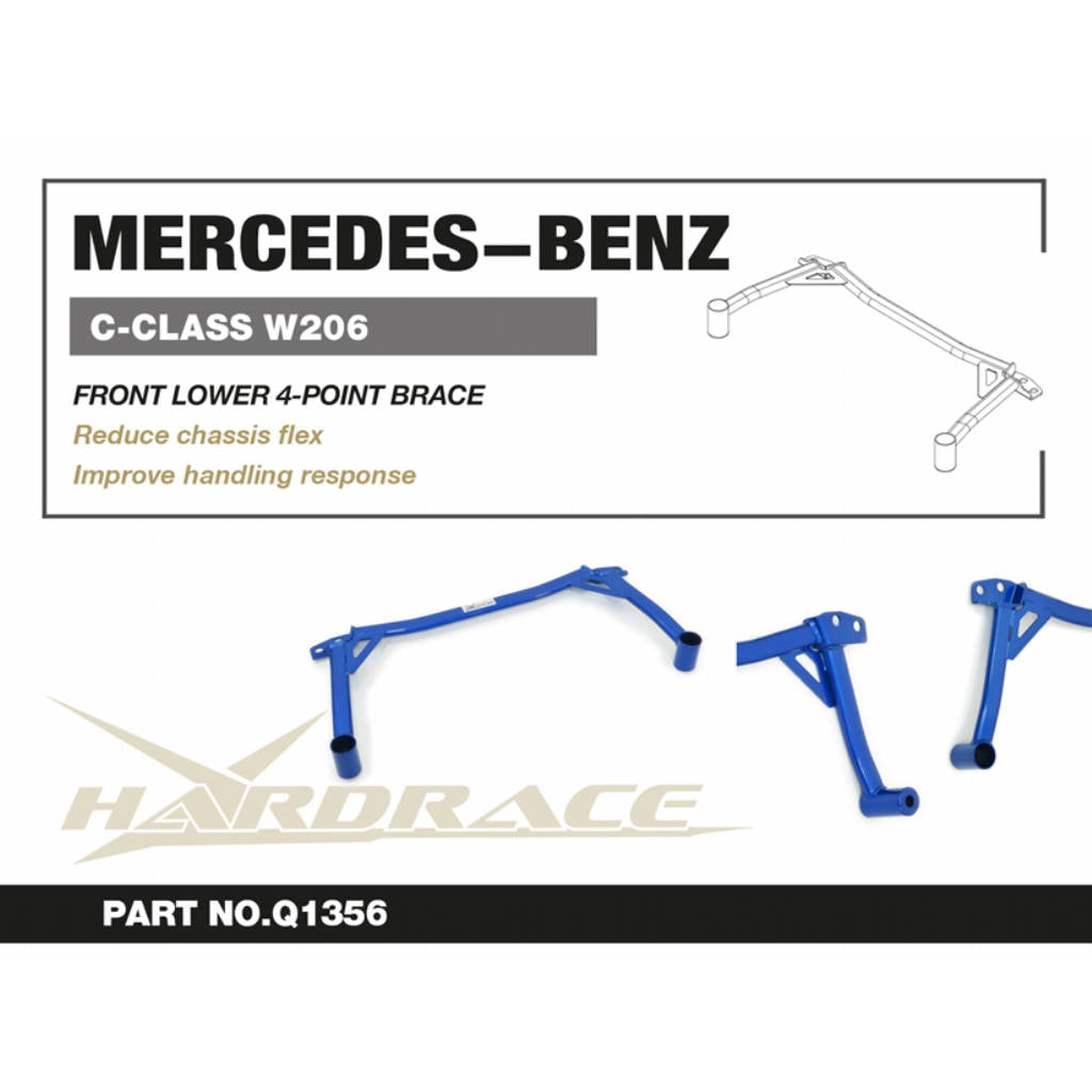 HARDRACE Q1356 Передня нижня розпірка - 1 шт для MERCEDES-BENZ C-CLASS RWD 2021 Photo-1