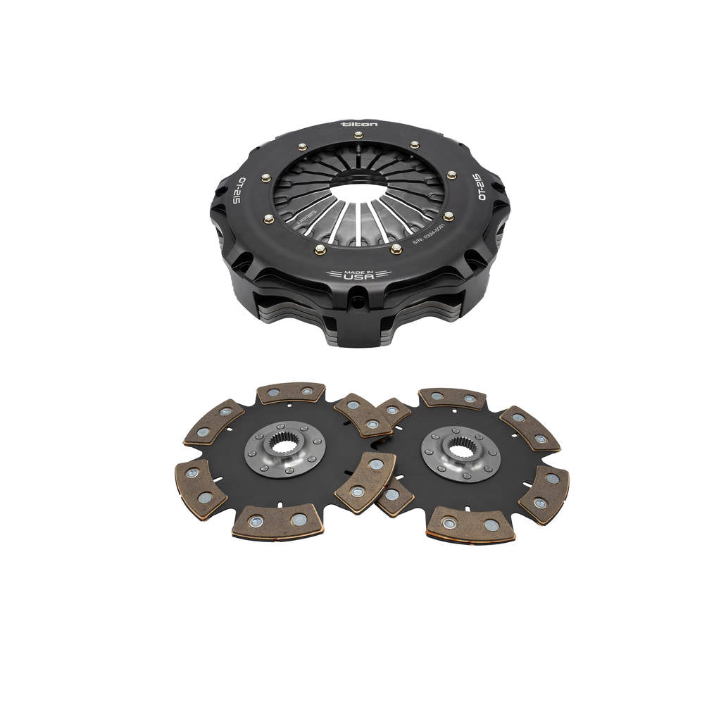 TILTON 68-302UG Збірка зчеплення OT-215, 8.5" з двома кераметалевими пластинами (Без дисків) Photo-0