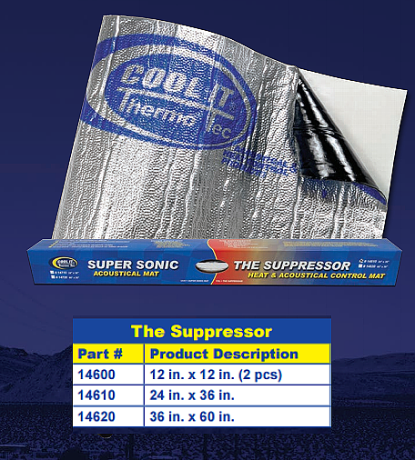 THERMO-TEC 14620 Шумоізоляція клейка 91.5 см x 152.5 см (36 "x 60") Photo-0