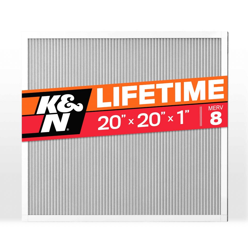 K&N HVC-8-12020 Фільтр HVAC 20 x 20 x 1, MERV 8 Photo-0