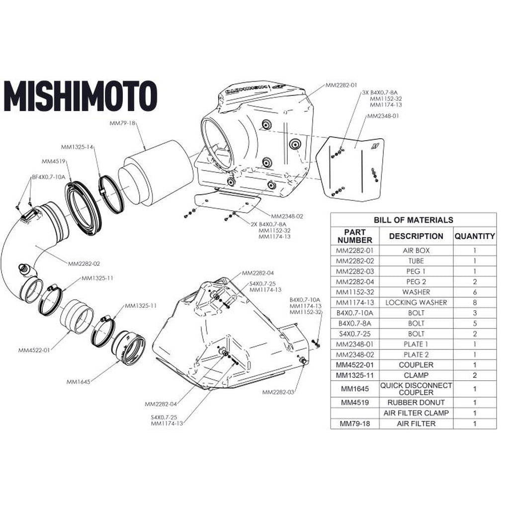 MISHIMOTO MMAI-SUP-20 Високопродуктивний впускний комплект для TOYOTA GR Supra 3.0L 2020+ Photo-6