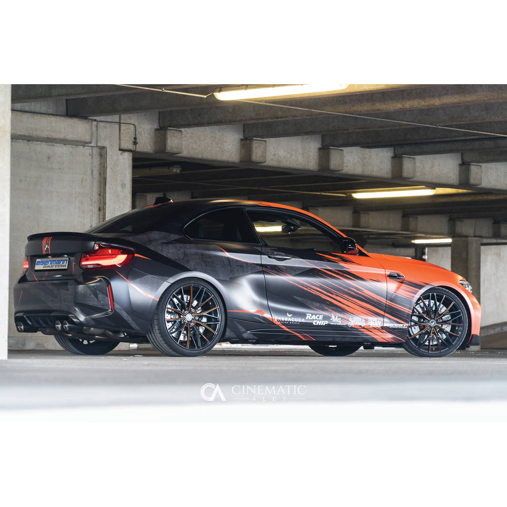 EISENMANN B5462.00904.CS Задній глушник Sport 4 x 90 мм Карбон для BMW 2 (F87) M2 Competition Coupe Photo-3