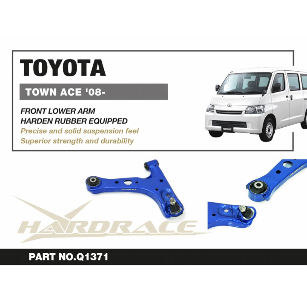 HARDRACE Q1371 Передній нижній важіль підвіски для TOYOTA Townace / DAIHATSU Granmax 2008- Photo-1