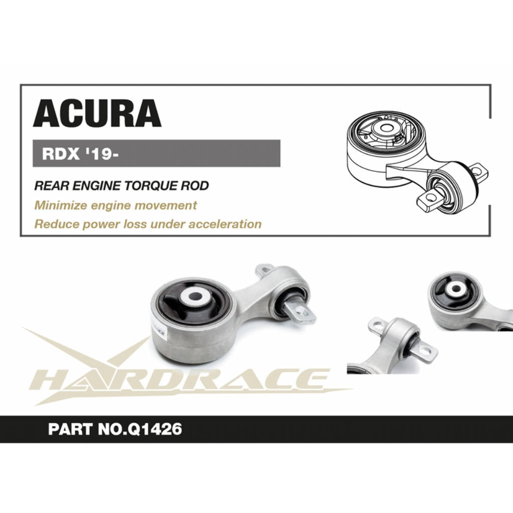 HARDRACE Q1426 Задня опора двигуна для ACURA RDX 2019+ Photo-1