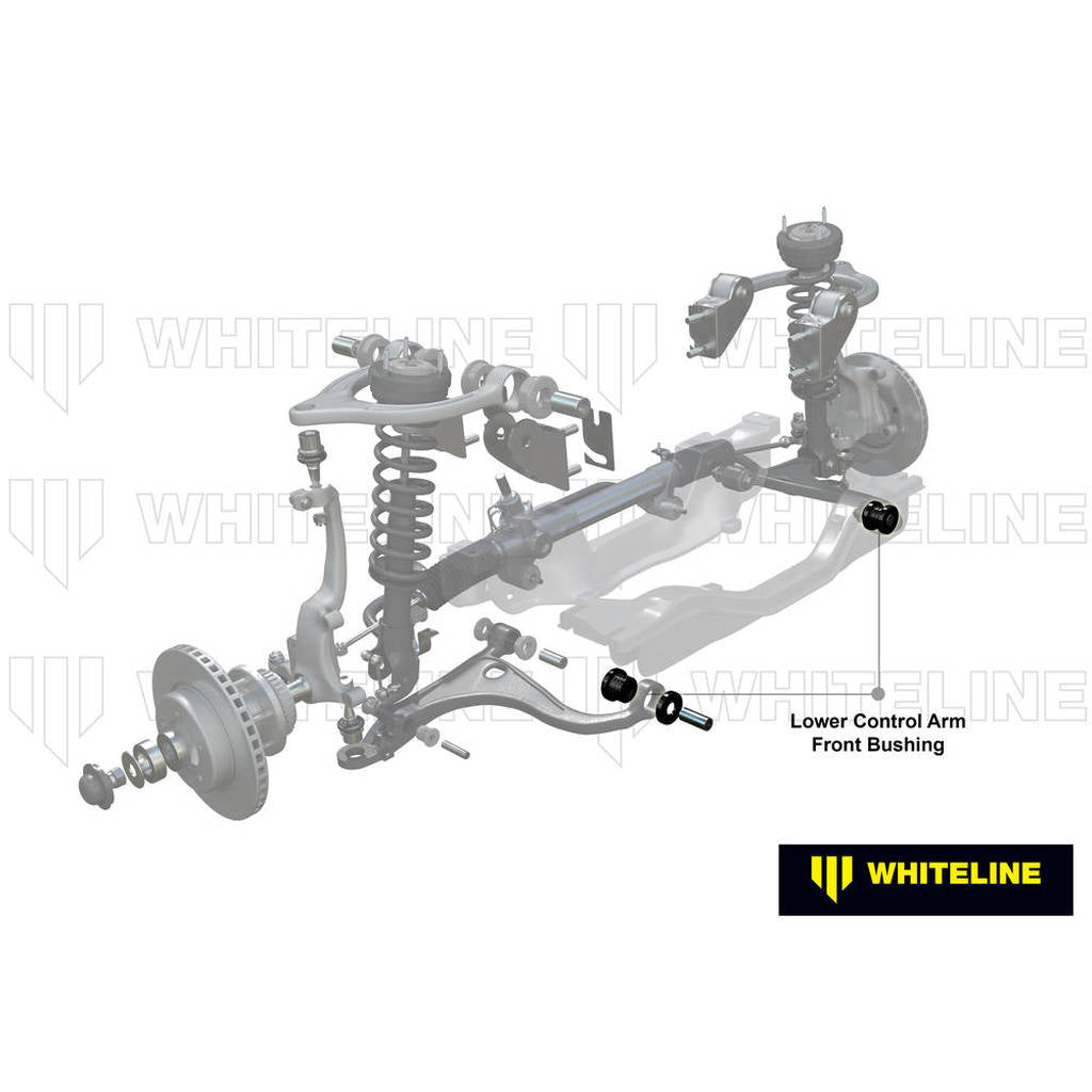 WHITELINE KCA550 Комплект передньої нижньої внутрішньої передньої втулки подвійного зміщення Caster для Acura TSX CL, CM Photo-1