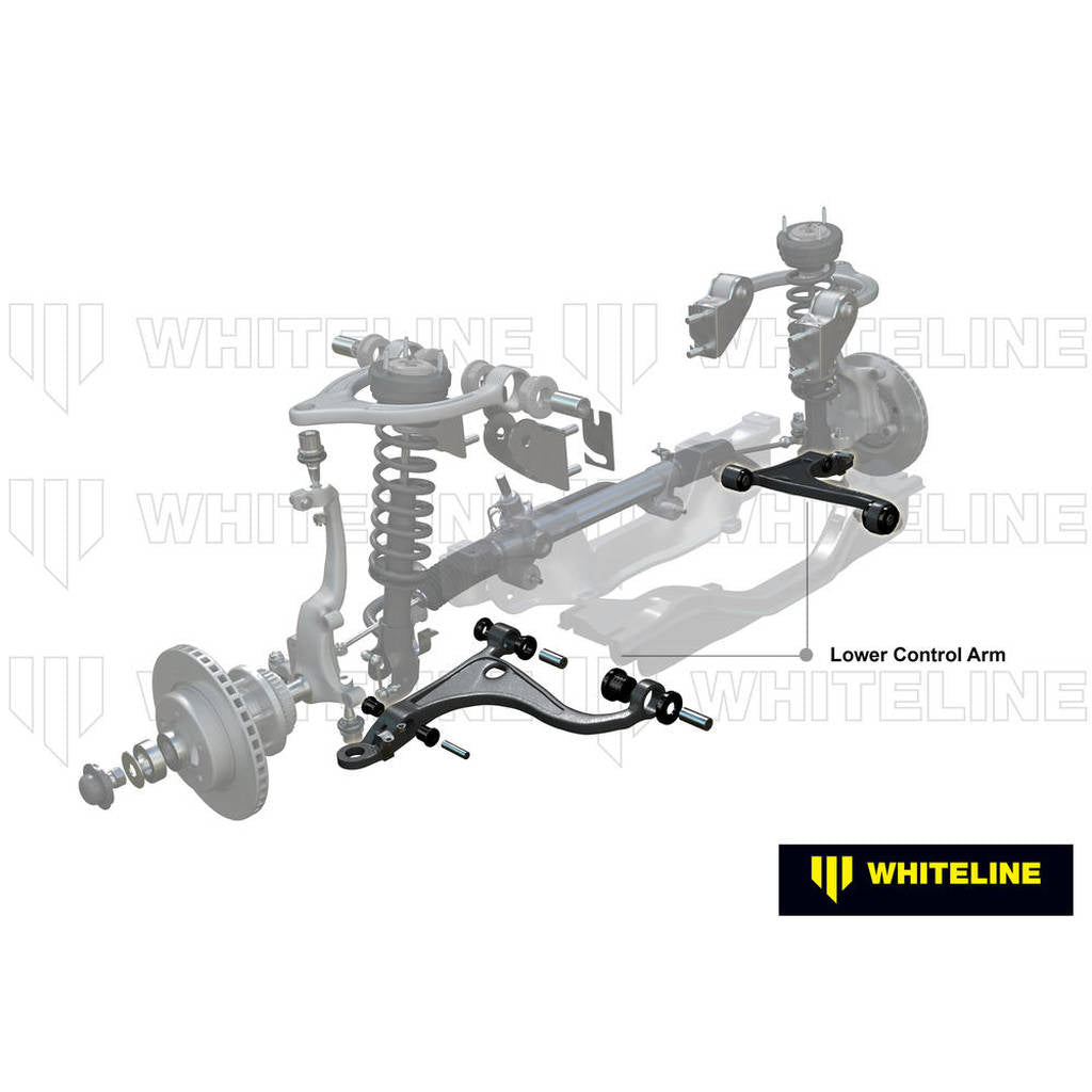 WHITELINE KTA365 Передні нижні важелі підвіски Performance з корекцією Caster для Honda Accord/Acura TSX CP, CU, CW Photo-1