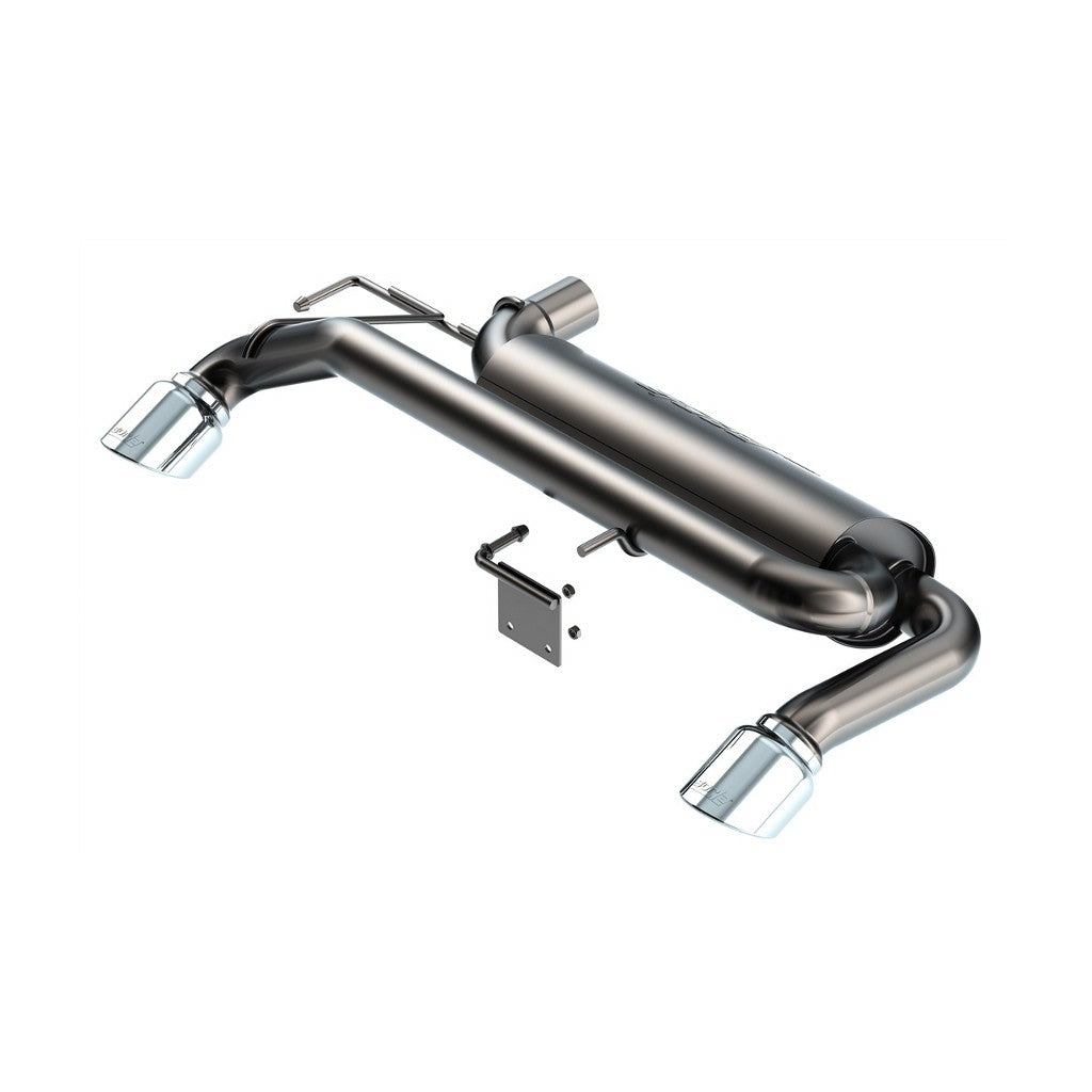BORLA 11973 Вихлопна система Axle-Back 2.75", 2.50", Touring (4.0" RD X 4.75 наконечники) для FORD Bronco 2.3L i4 2021-2023 Photo-0